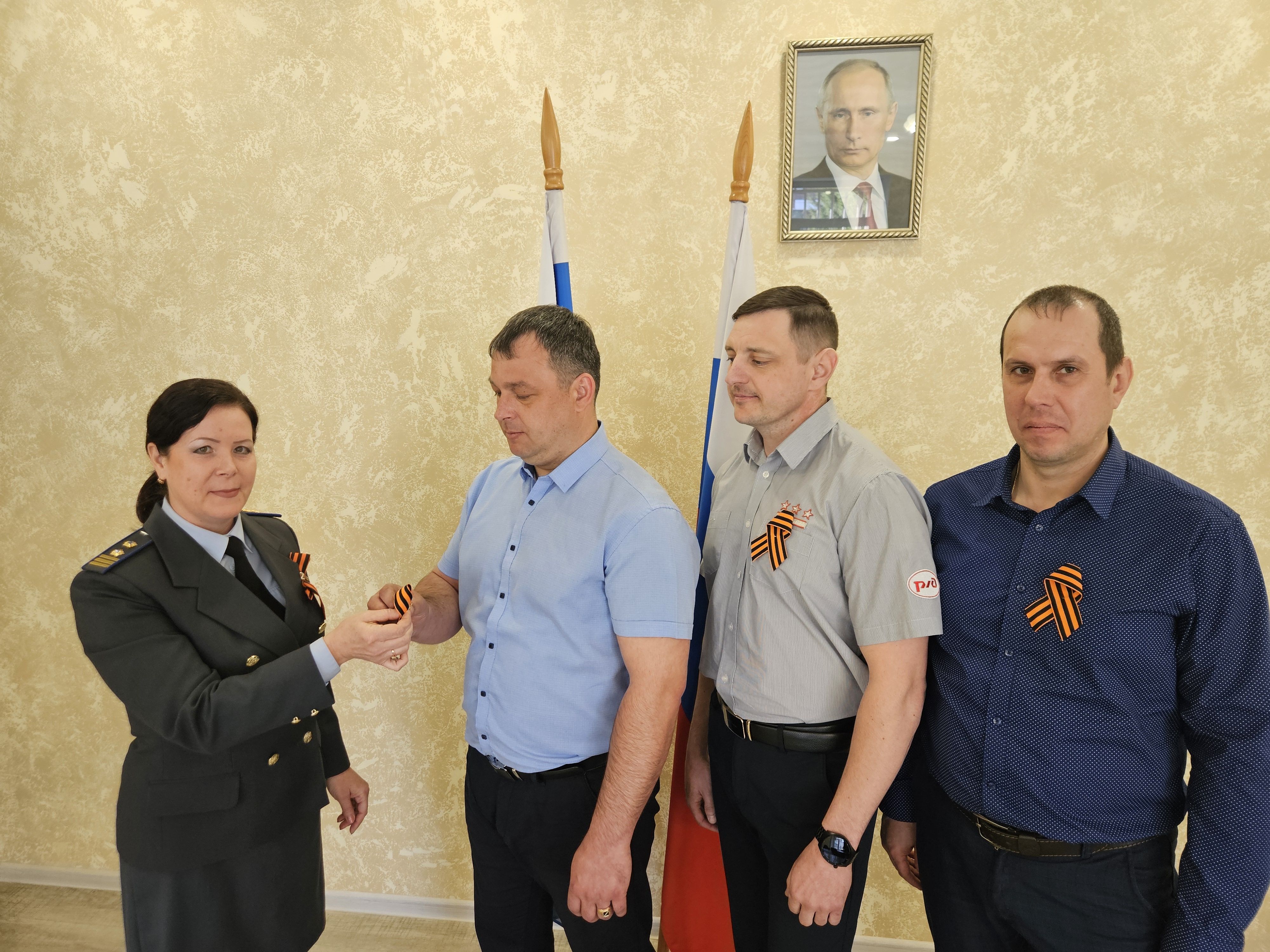 Старт патриотической акции «Георгиевская ленточка»